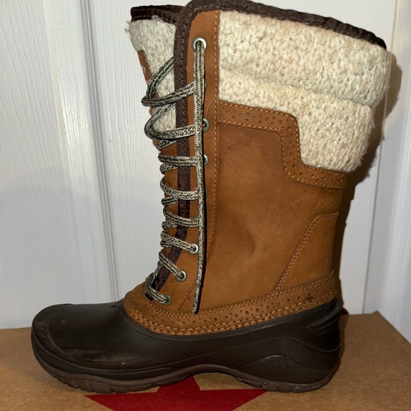 Northface Womens Shellista II Brown Snow Boots size 7 - Picture 9 of 10